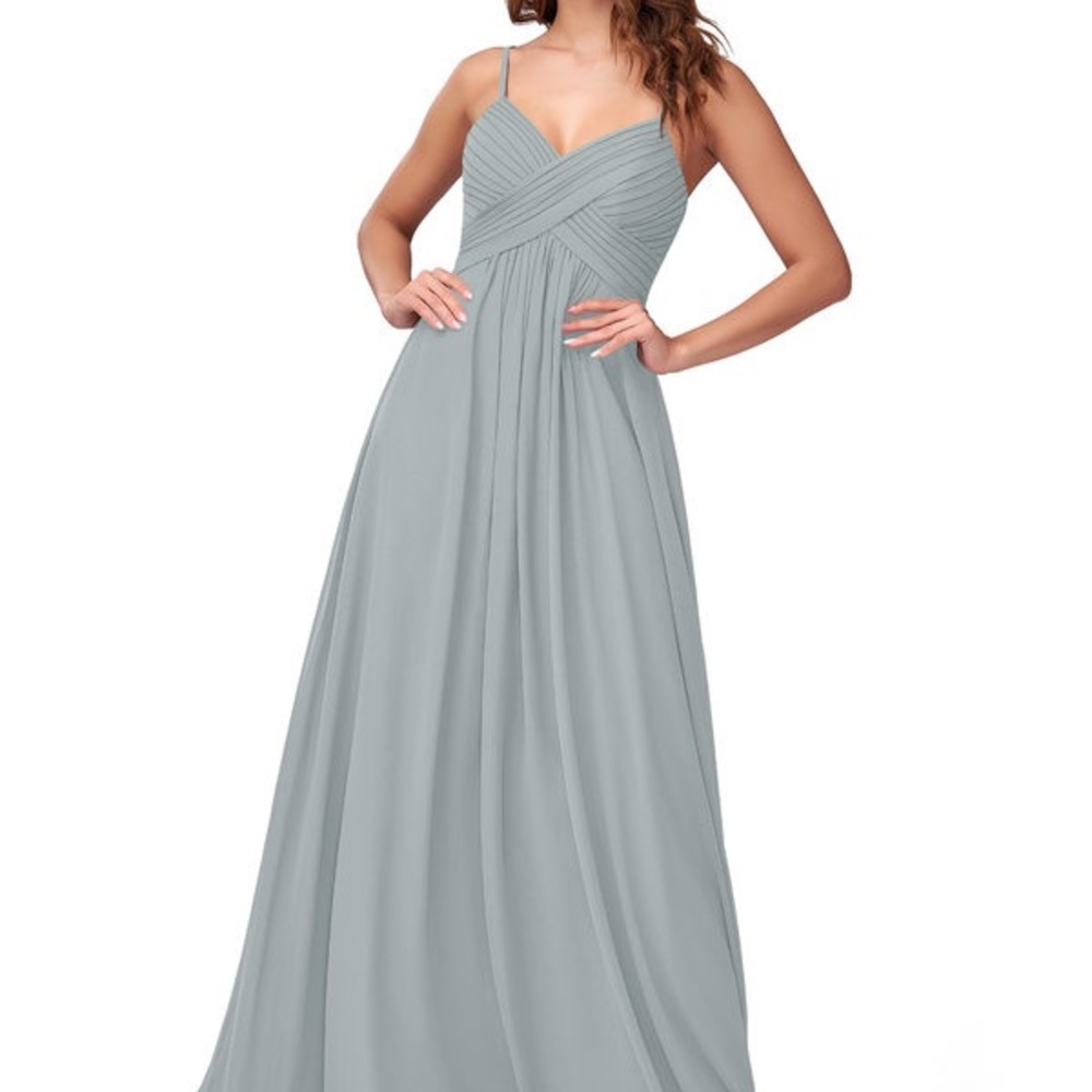 NWT Azazie Dress, Style: Shannon, Color: Dolphin Grey, Size: 6